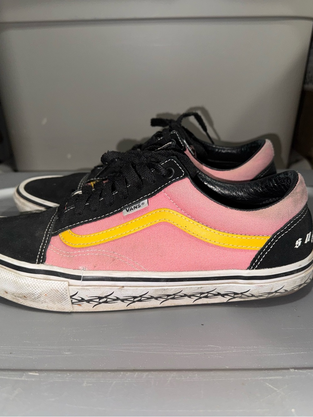 Vans Skate Old Skool sneaker skateboard shoes  10 supreme New York tribal rare